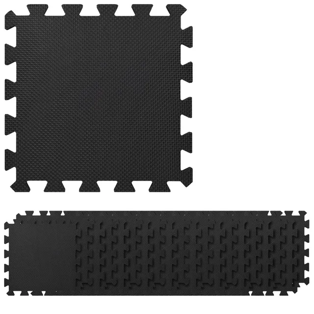 navaris-puzzlematte-20er-bodenschutzmatte-eva-schwarz-1-8-m image 1