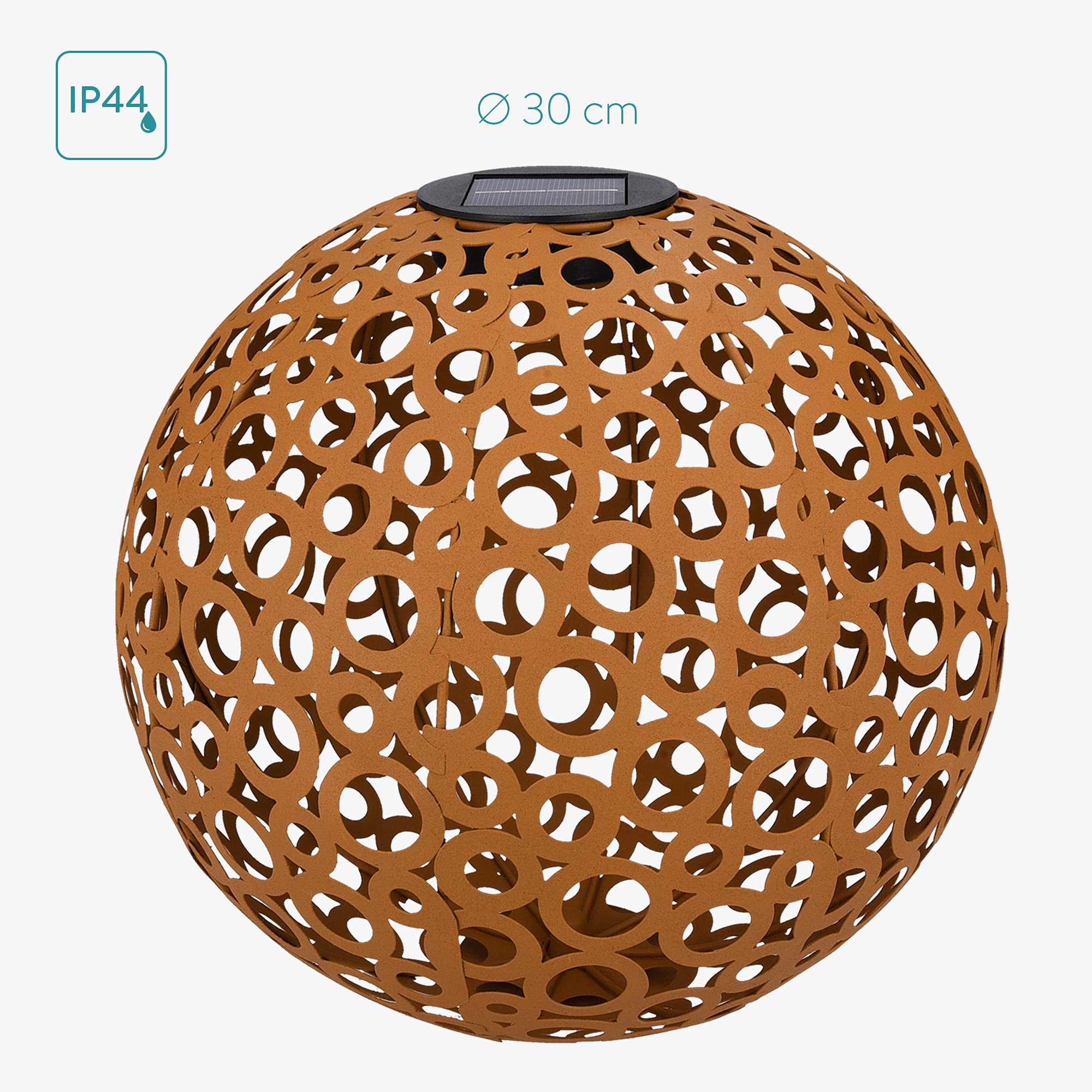 navaris-lighting-led-solar-kugel-metall-30cm-orientalisch image 6