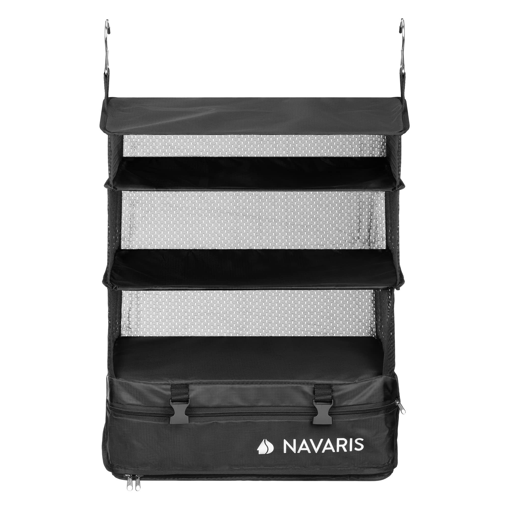 navaris-koffer-organizer-h-ngend-faltbar-schwarz-nylon image 7
