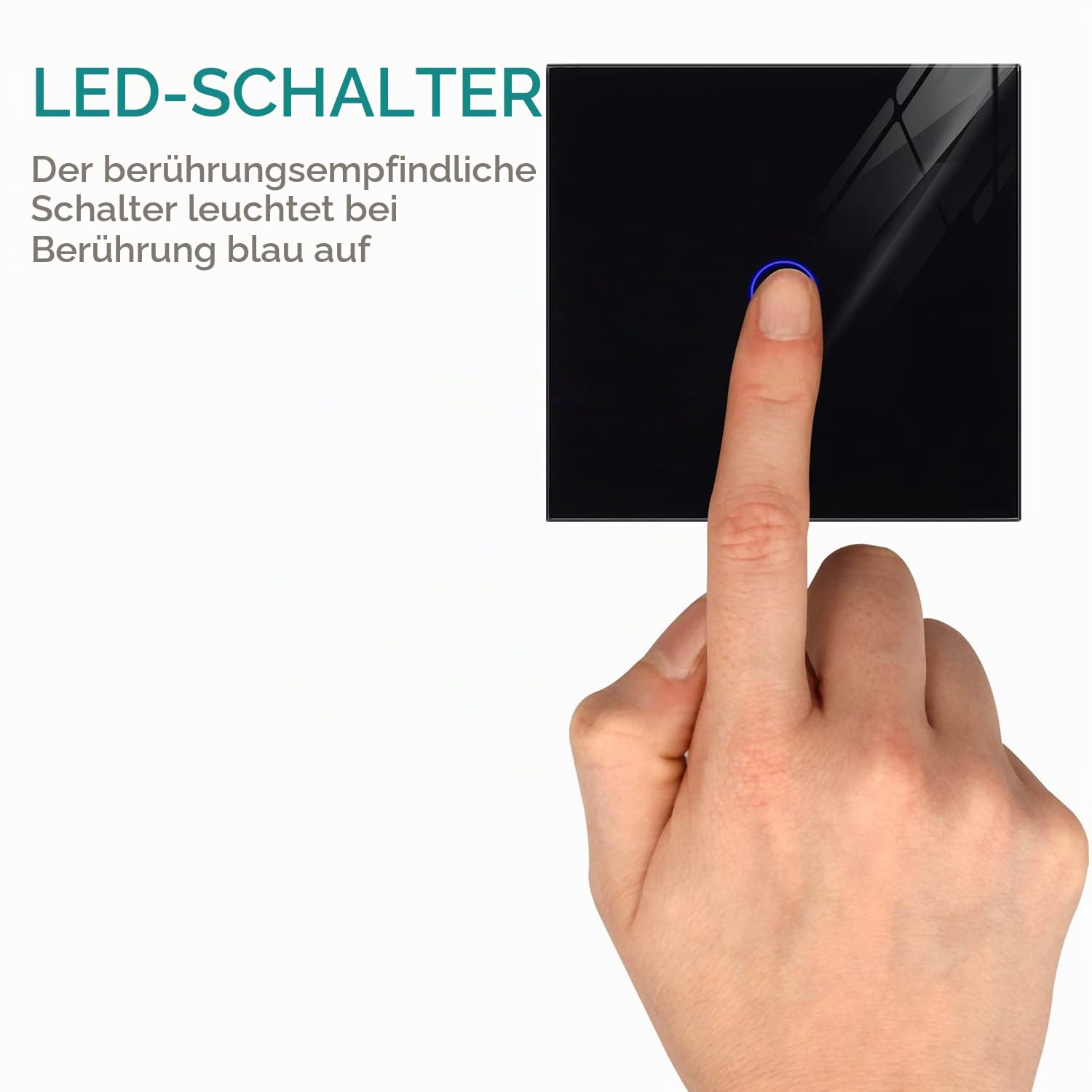 navaris-lighting-touch-lichtschalter-glas-schwarz-mit-led image 6