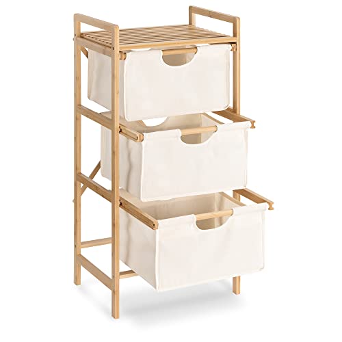 navaris-living-badregal-bambus-w-schekorb-96x44x33cm-wei-3-f-cher image 8