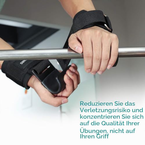 navaris-zughilfen-haken-krafttraining-straps-schwarz-2er-set image 8