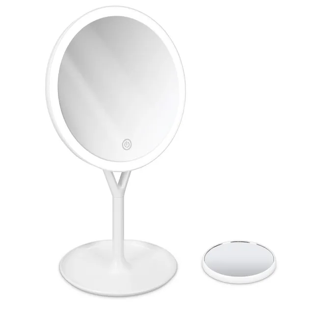 navaris-lighting-kosmetikspiegel-led-5fach-wei-mit-stand image 1