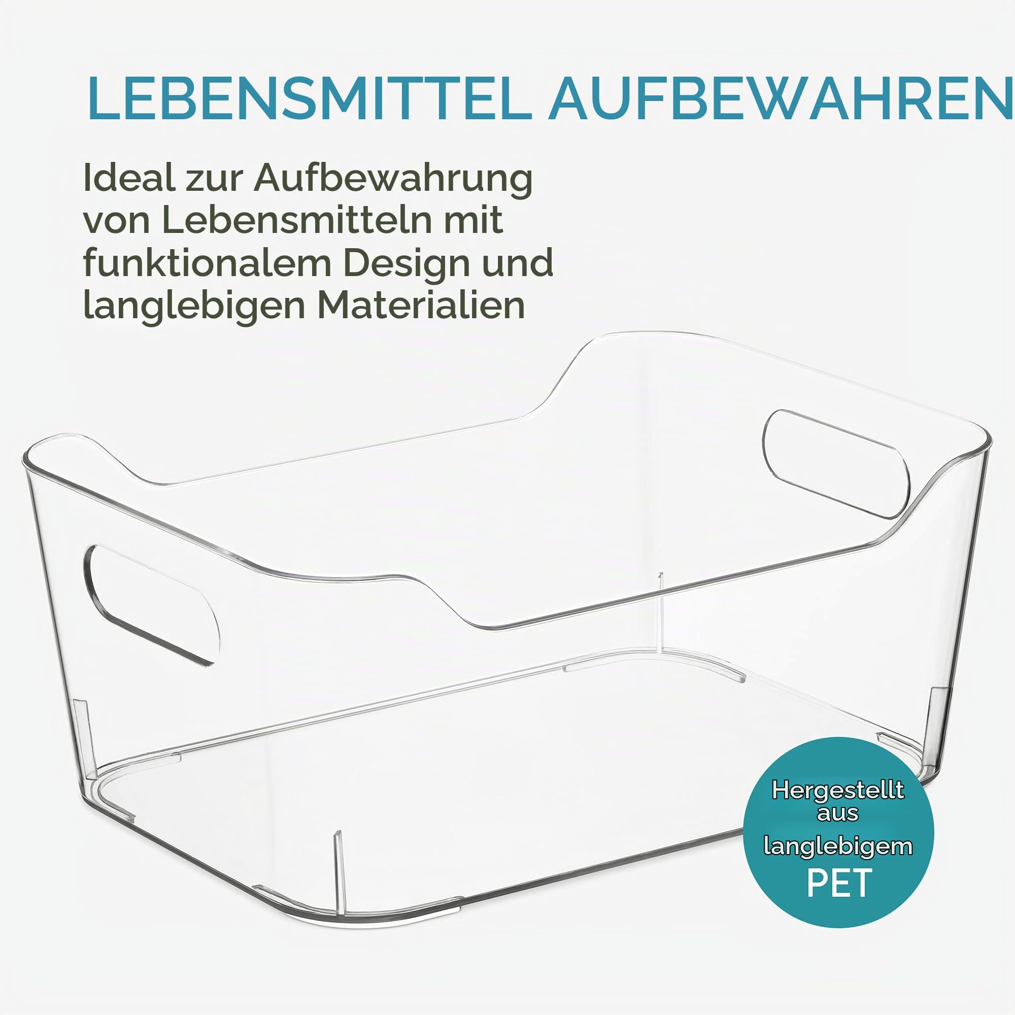 navaris-kitchen-k-hlschrank-organizer-4er-set-transparent-kunststoff image 4