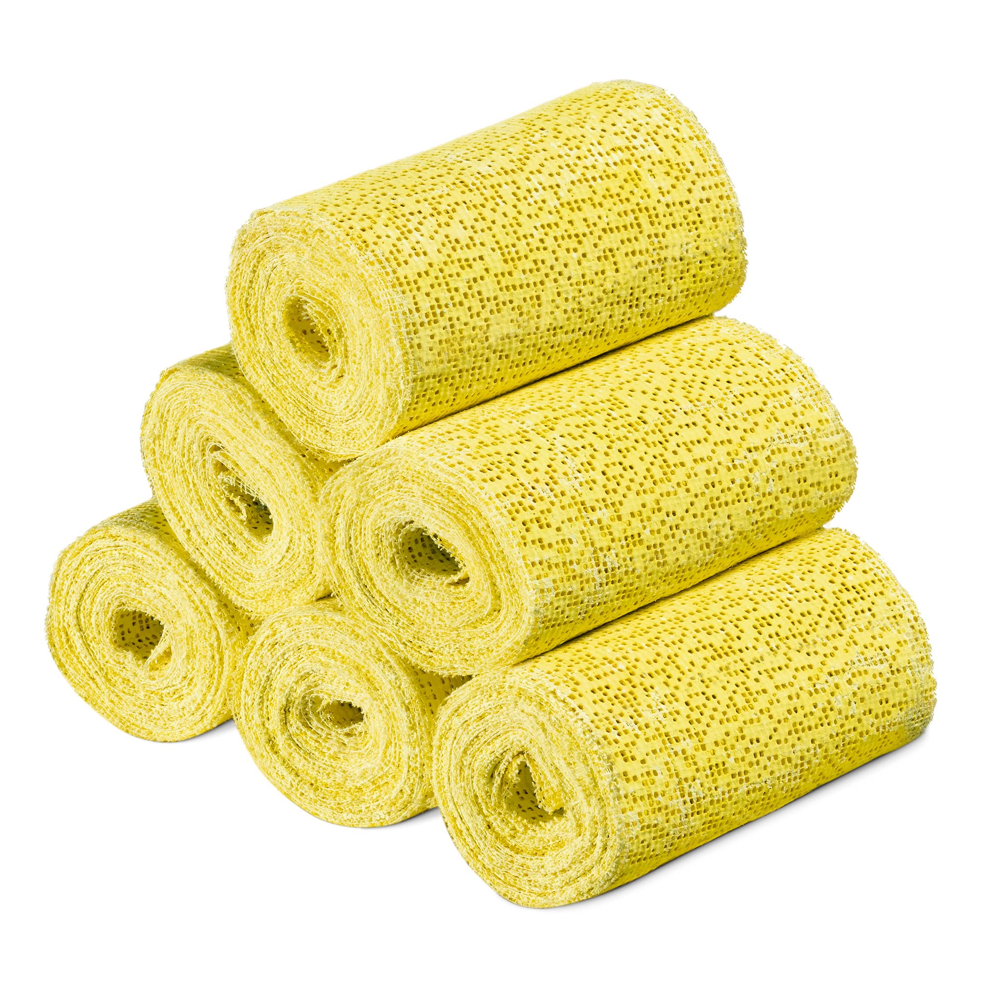 navaris-babybauch-6x-gipsbinden-10x300cm-gipsabdruck-set-gelb image 1