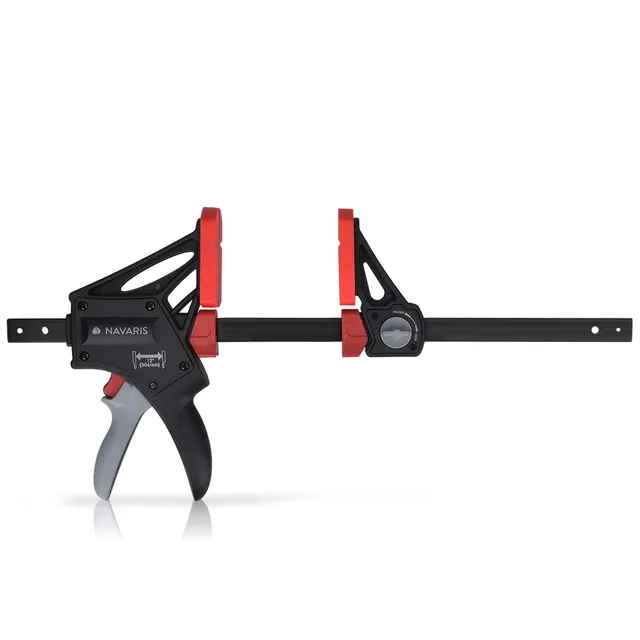 navaris-einhandzwinge-30cm-schraubzwinge-mit-180kg-spannkraft image 1