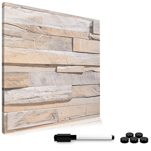 navaris-magnettafel-40x40-cm-stone-wall-beschreibbar-magnetboard image 7