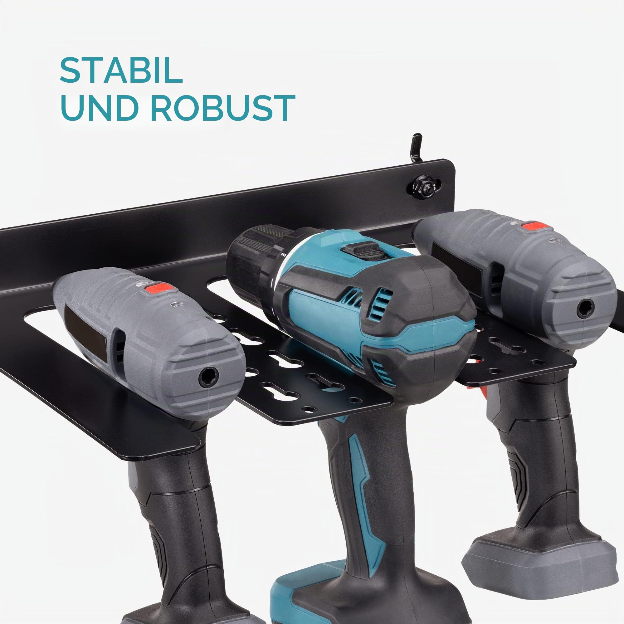 navaris-lochwand-halterung-bohrmaschine-stahl-3-fach-2 image 3