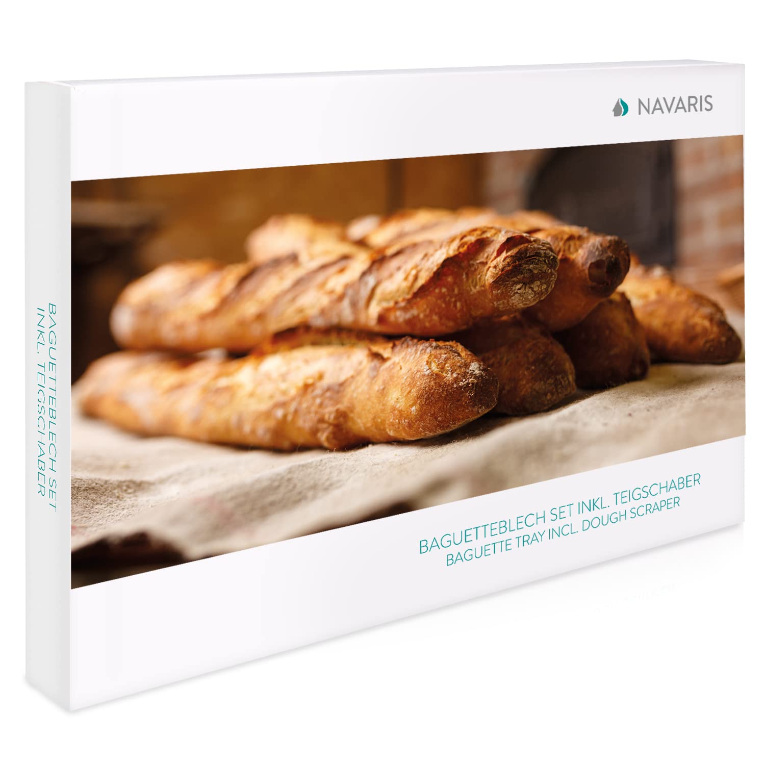 navaris-kitchen-baguette-backform-3er-perforiert-mit-schaber image 7