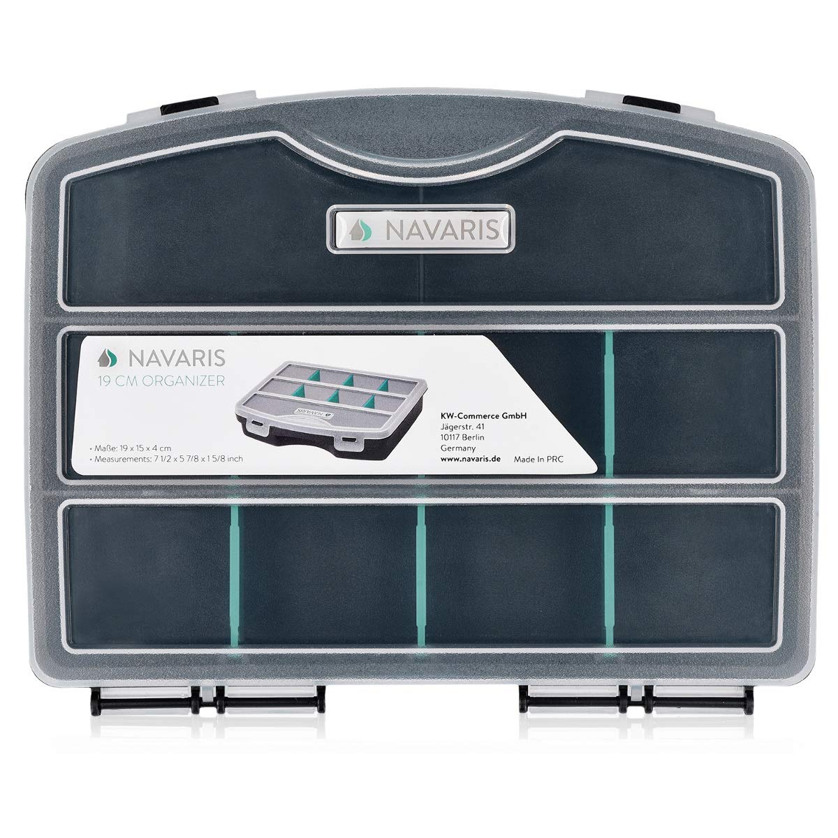 navaris-sortierkasten-kleinteile-organizer-19x15x4cm-verstellbar-leer image 8