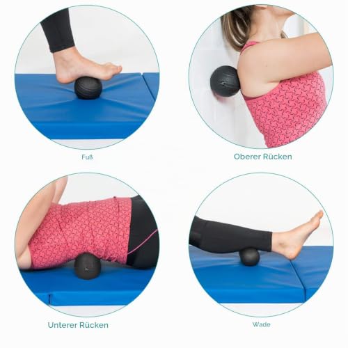 navaris-faszienball-set-2x-8-10cm-massageball-blau-schwarz-epp image 8