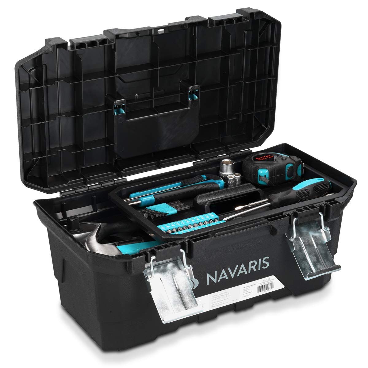 navaris-travel-werkzeugkasten-16-leer-15l-40-6cm-kunststoff image 5