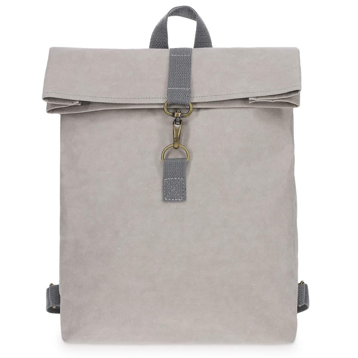 navaris-travel-rucksack-papier-10l-waschbar-kraftpapier image 1