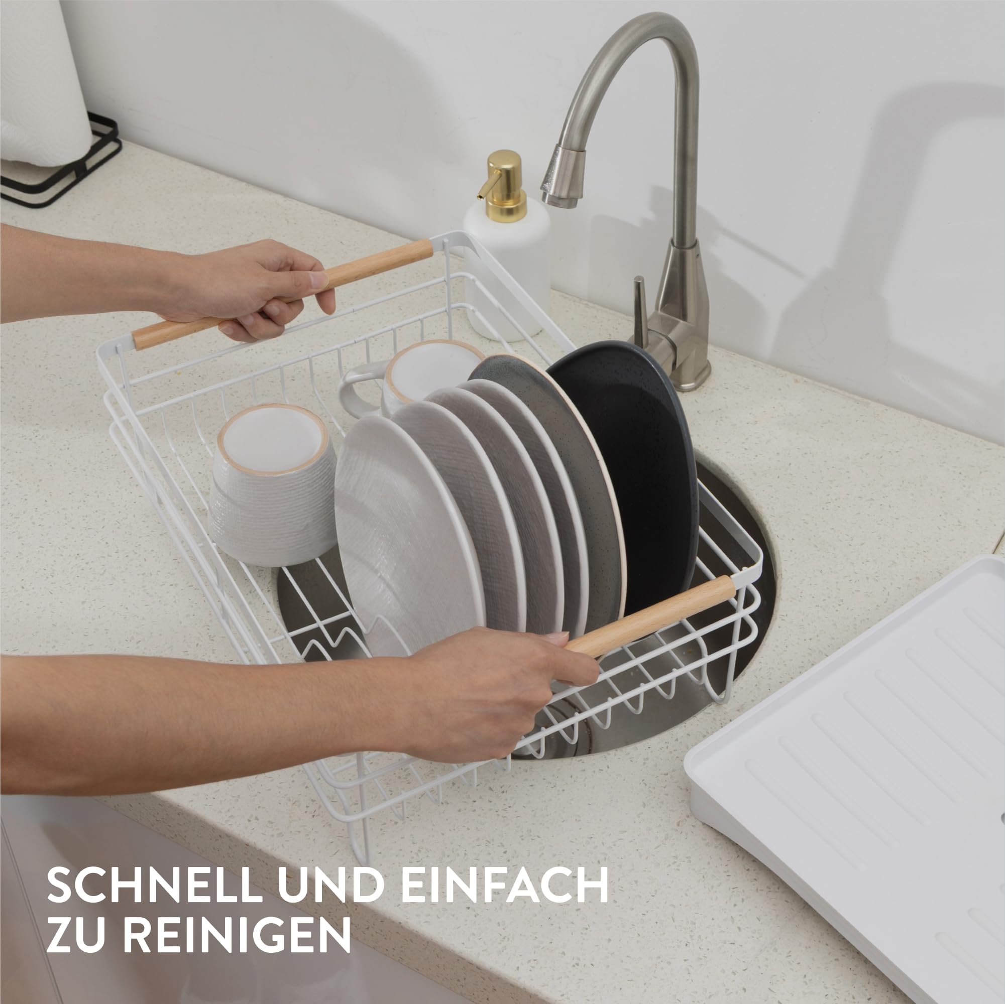 navaris-kitchen-abtropfgestell-wei-f-r-teller-besteck image 8