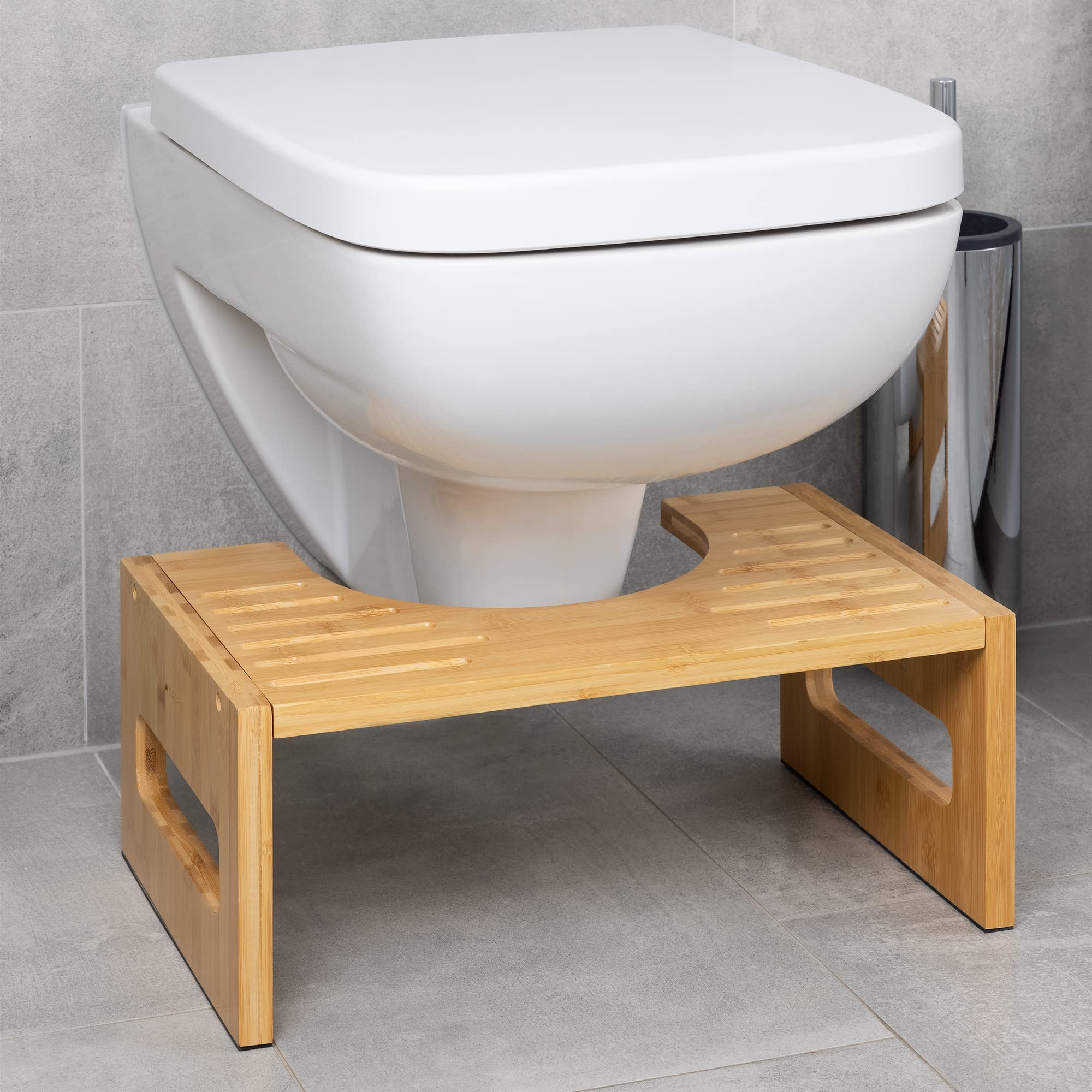 navaris-kitchen-toilettenhocker-wc-hocker-bambus-43-5cm image 5