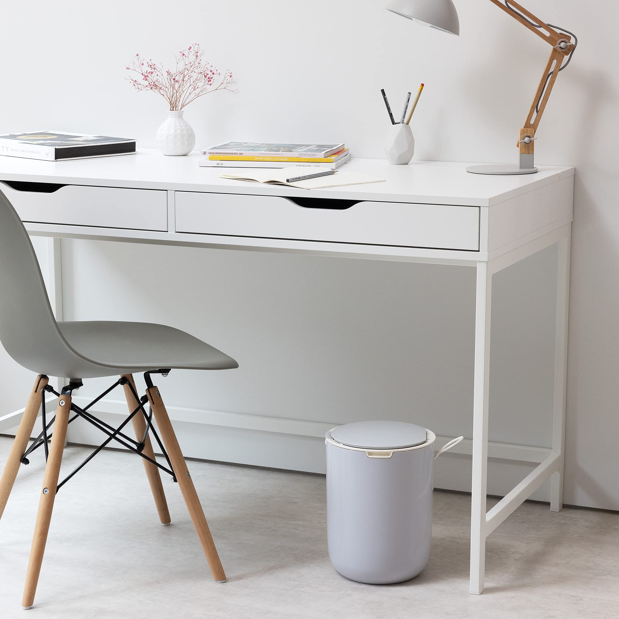 navaris-beauty-m-lleimer-8l-bad-kosmetikeimer-grau image 2