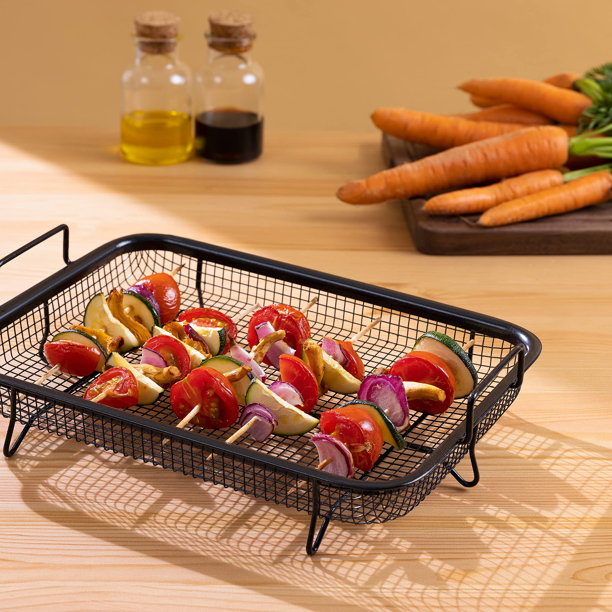 navaris-kitchen-grillkorb-edelstahl-32x22-5-cm-antihaft-pommes image 2