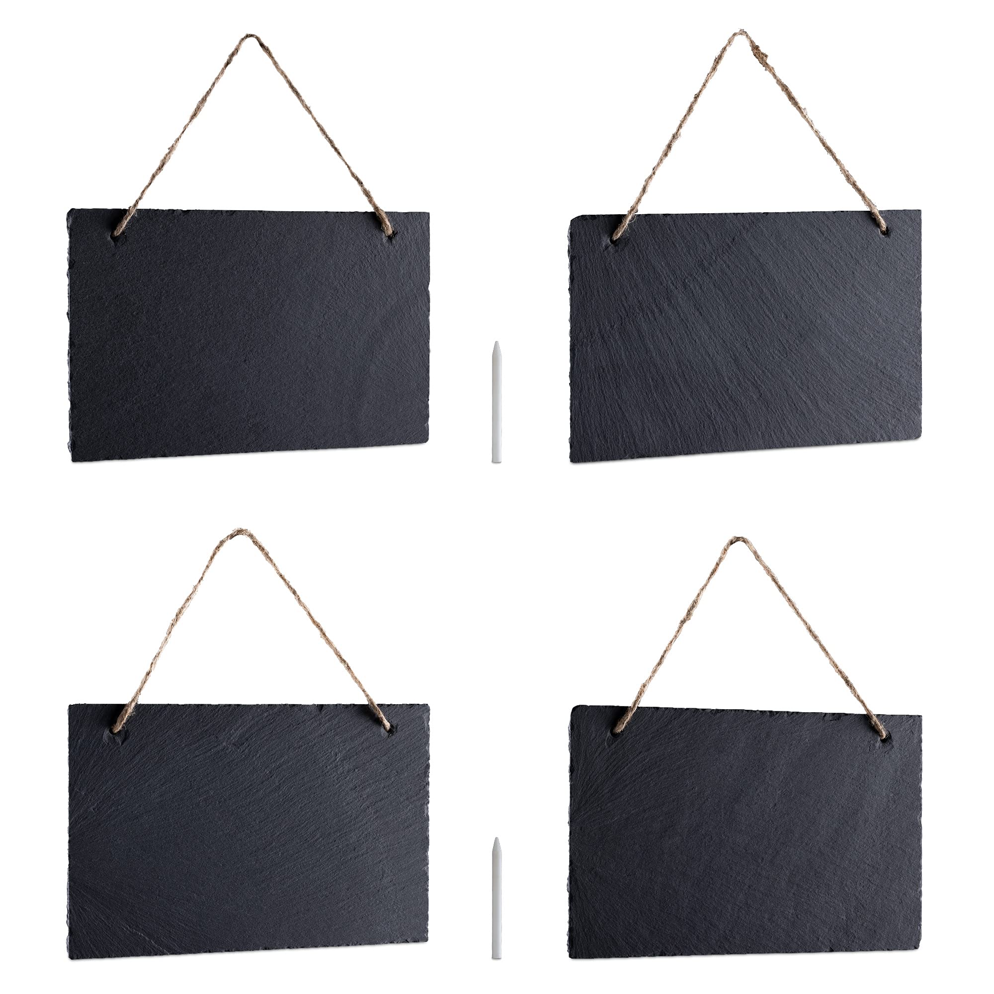 navaris-schiefer-kreidetafel-4er-set-25x15cm-mit-kreide-zum-aufh-ngen image 5