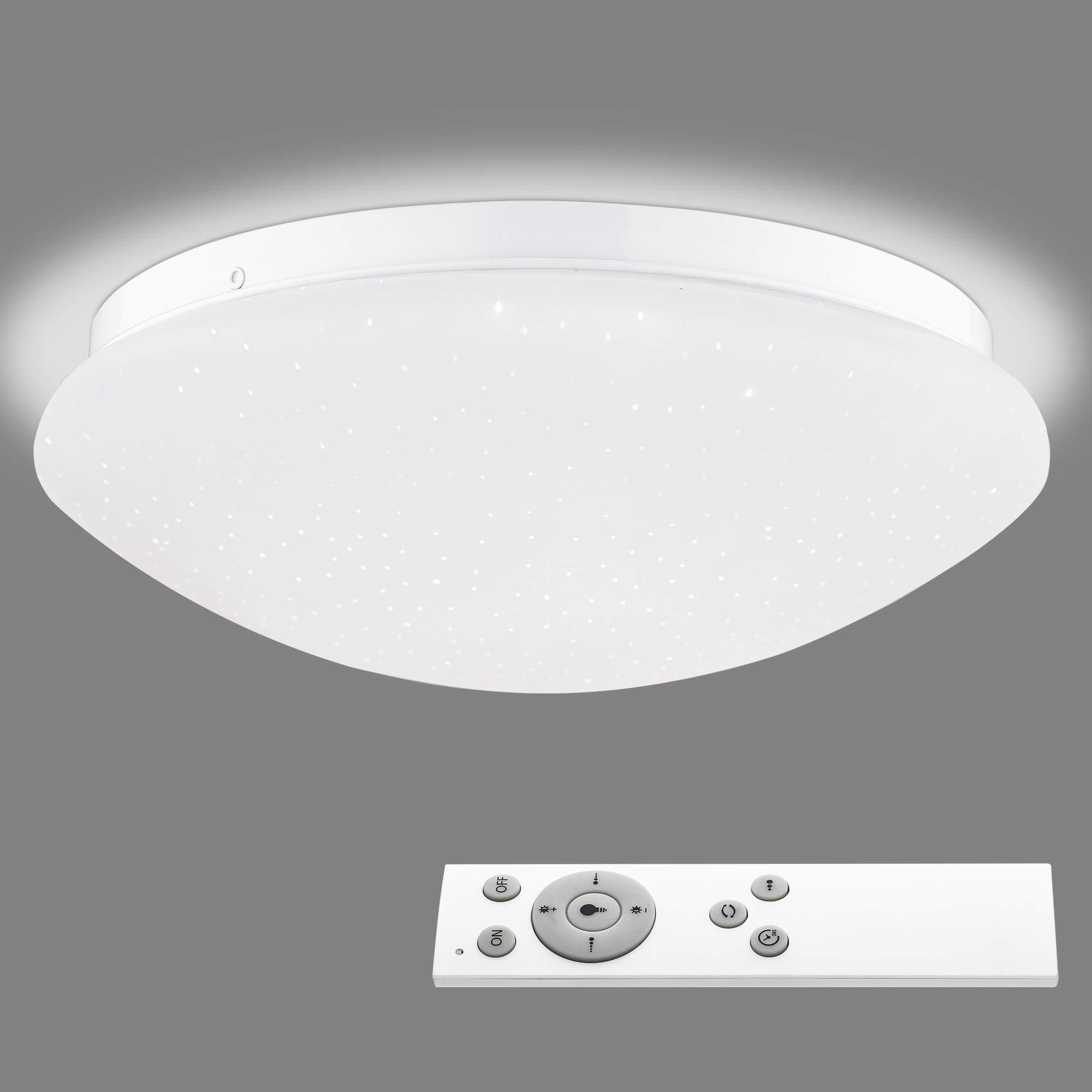 navaris-lighting-led-deckenleuchte-sterneneffekt-18w-29-cm-dimmbar image 1