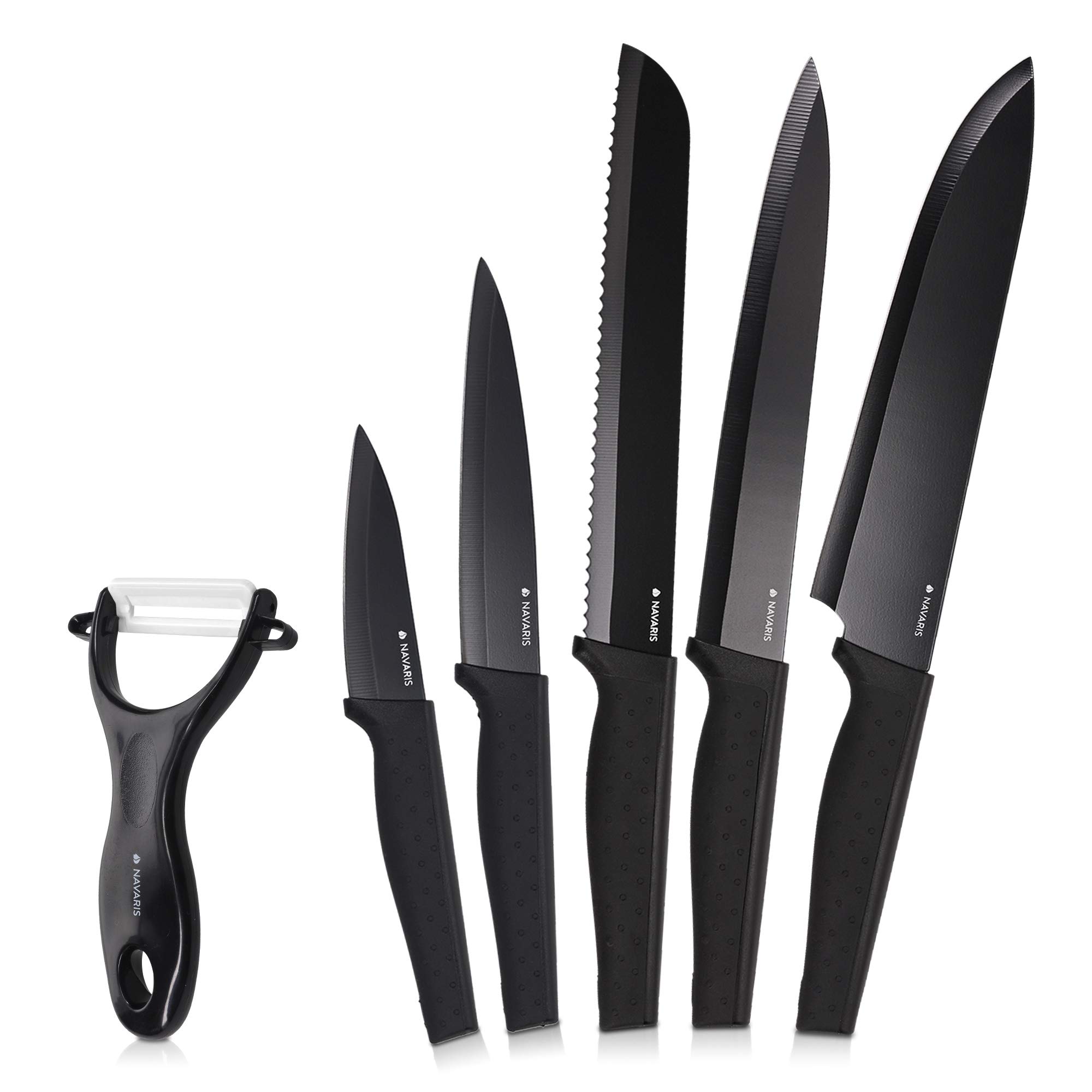 navaris-kitchen-messerset-6-tlg-edelstahl-schwarz-mit-sch-ler image 5