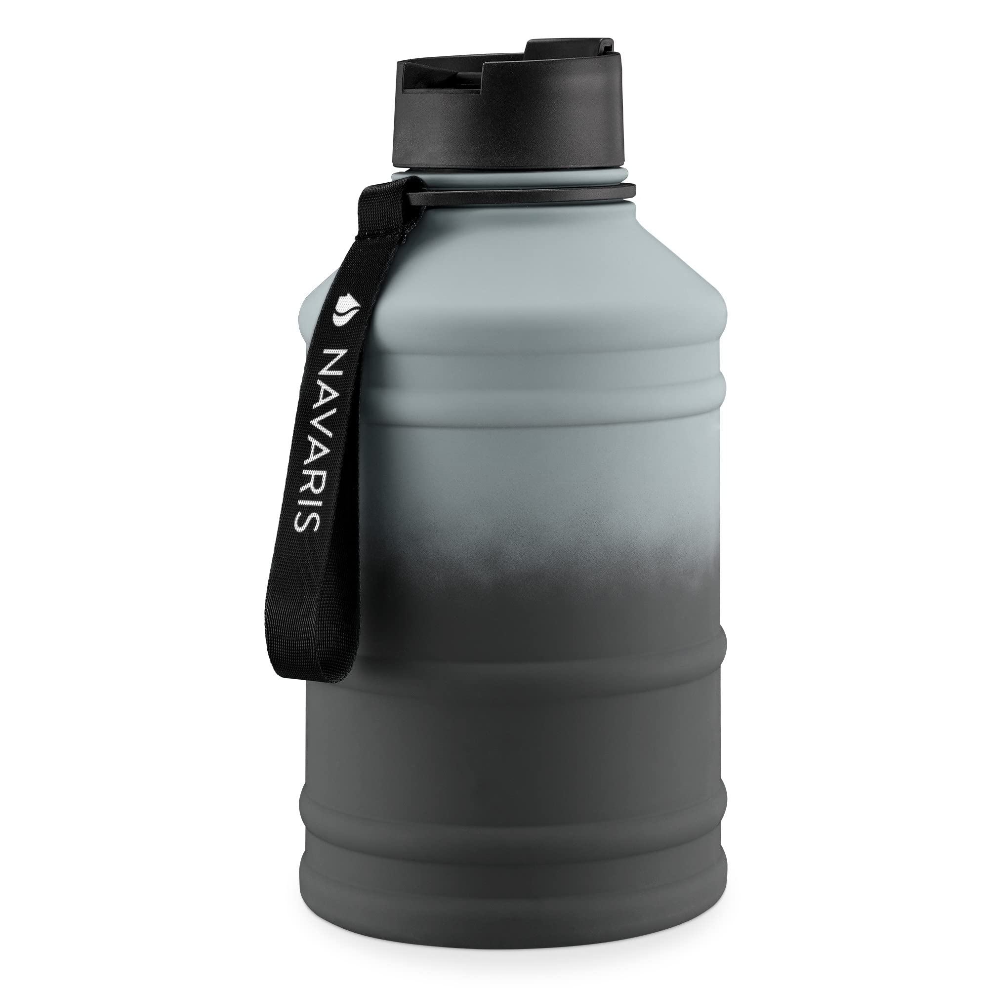 navaris-sport-wellness-trinkflasche-2-2l-edelstahl-bpa-frei image 1