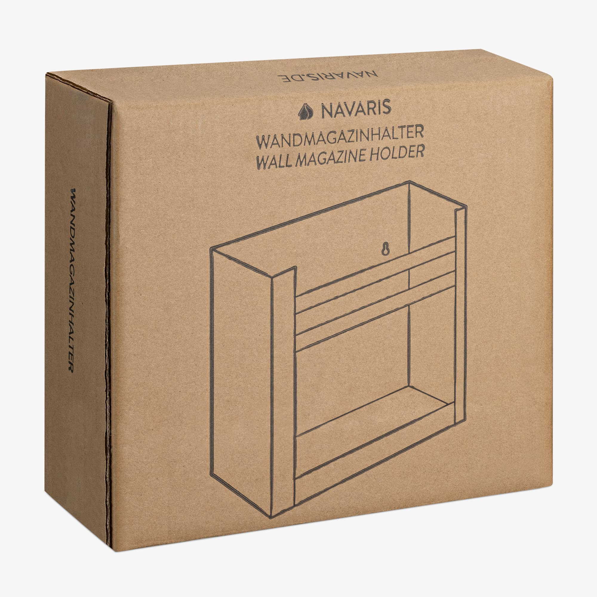 navaris-living-zeitungshalter-wand-eisen-schwarz-30x27cm-2 image 7