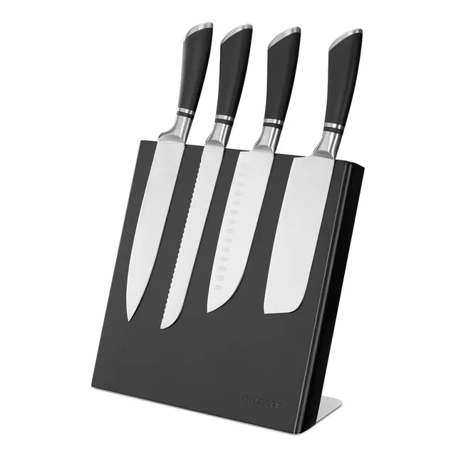 navaris-kitchen-messerhalter-magnetisch-holz-schwarz-27-7cm image 1