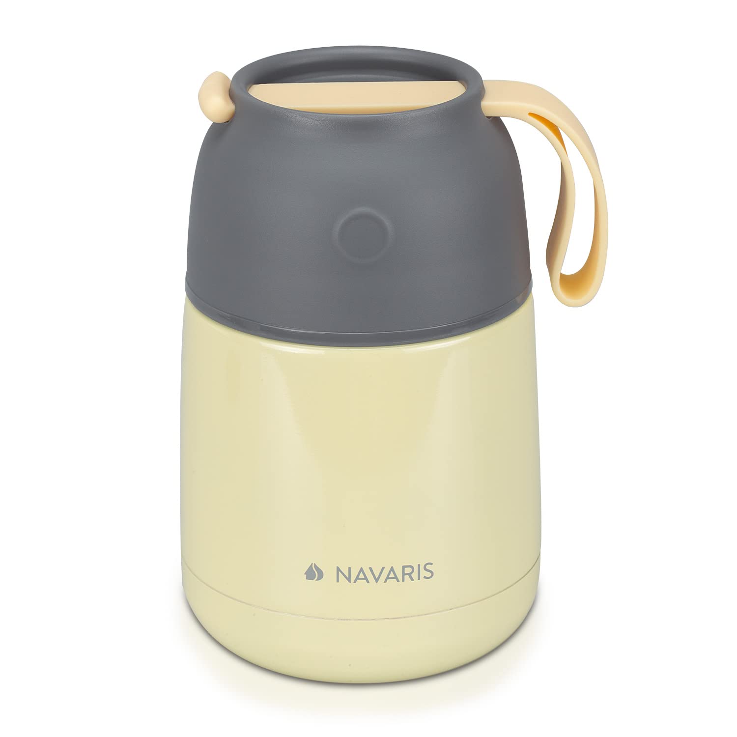navaris-kitchen-thermobeh-lter-450ml-edelstahl-gelb image 1