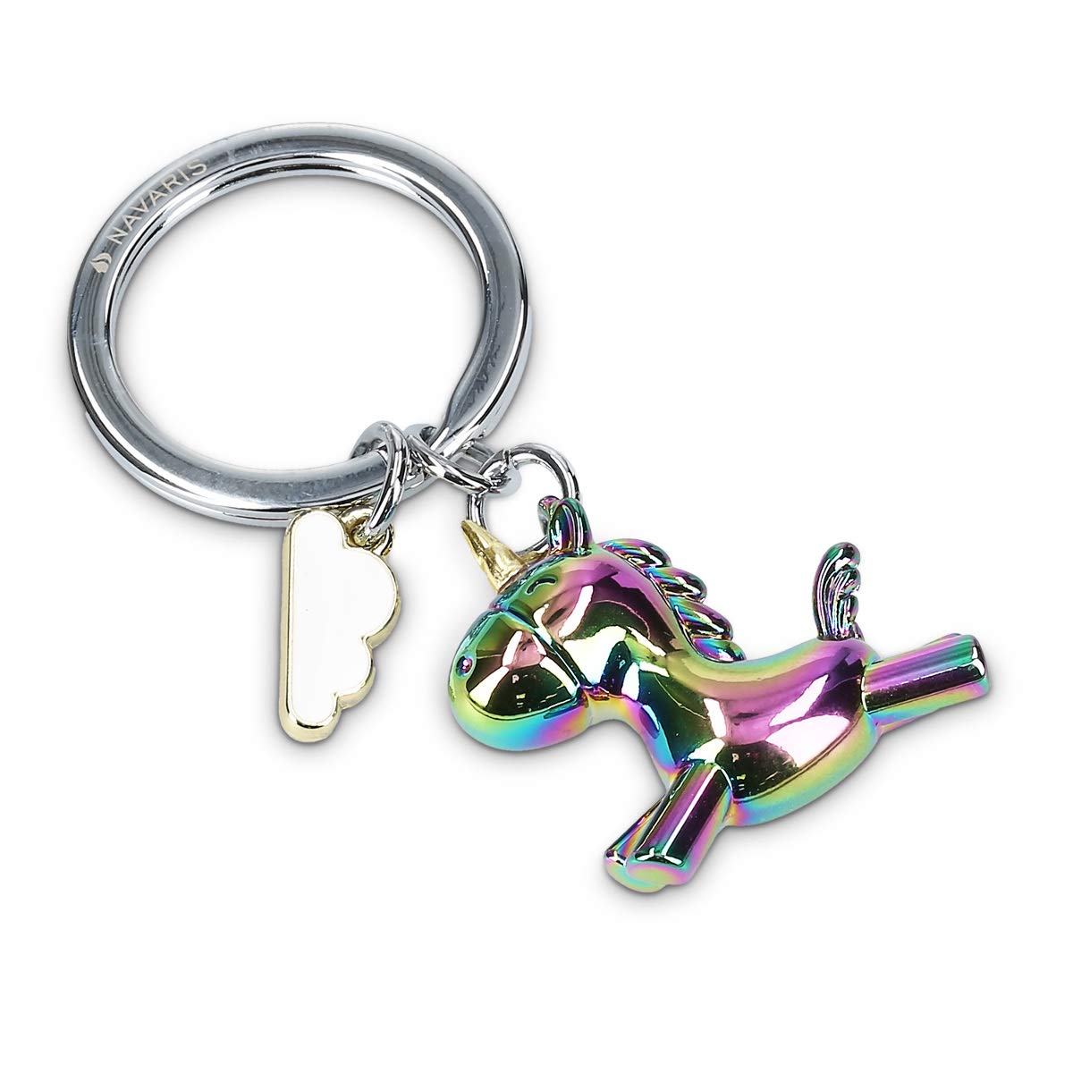 navaris-travel-schl-sselanh-nger-einhorn-regenbogen-metall image 5