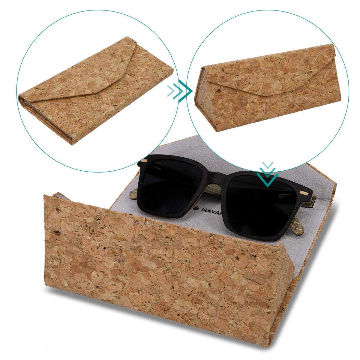 navaris-beauty-holzsonnenbrille-polarisiert-uv-schutz-unisex image 8