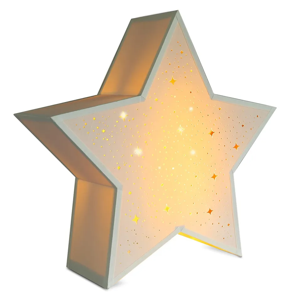 navaris-lighting-led-leuchtstern-wei-31x33-warmwei-mit-kabel image 1