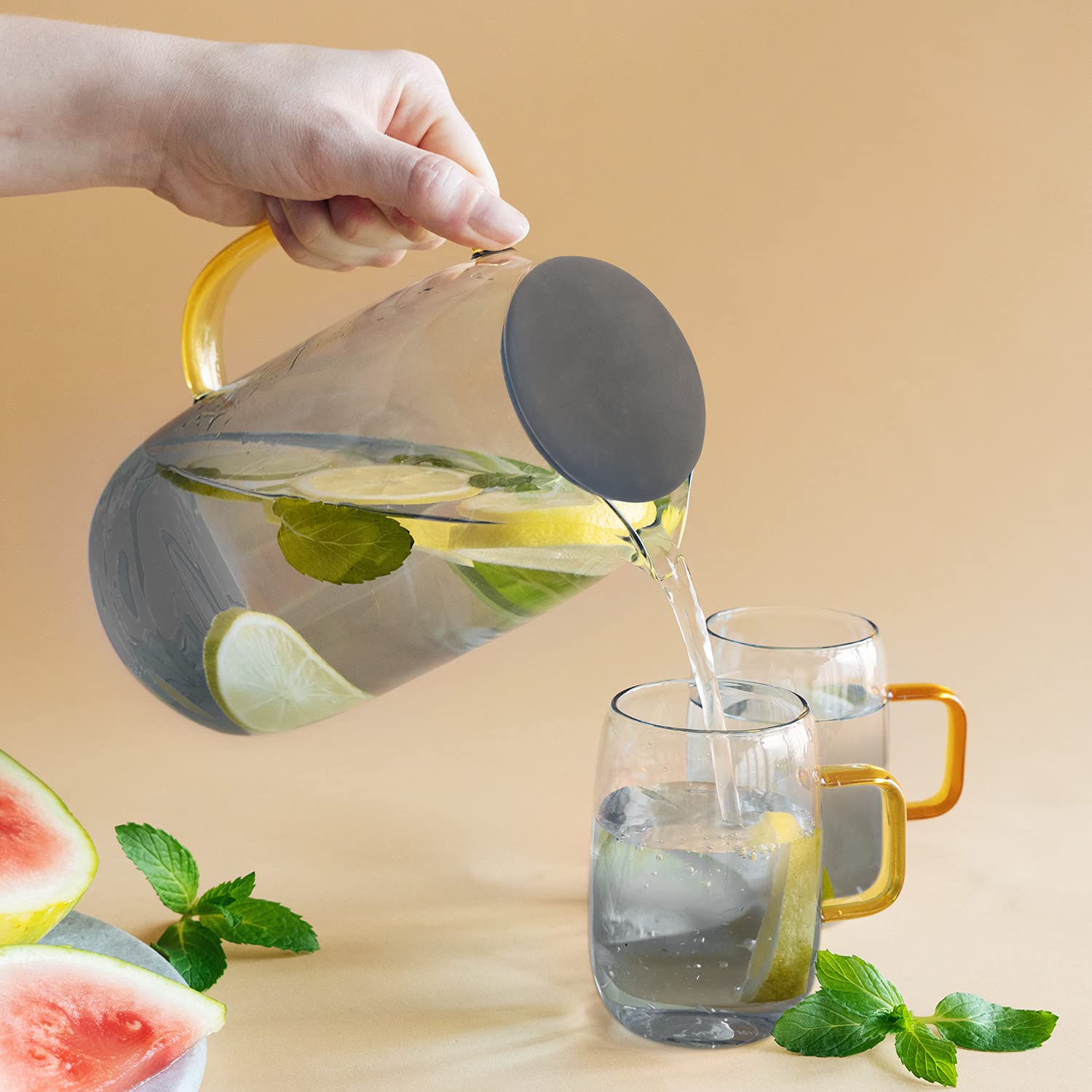 navaris-kitchen-wasserkaraffe-1-55-l-glas-mit-4-gl-sern-2 image 8