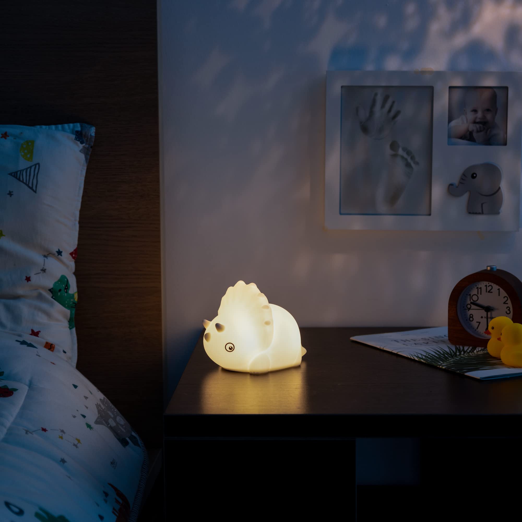 navaris-lighting-led-nachtlicht-dino-rgb-silikon image 2