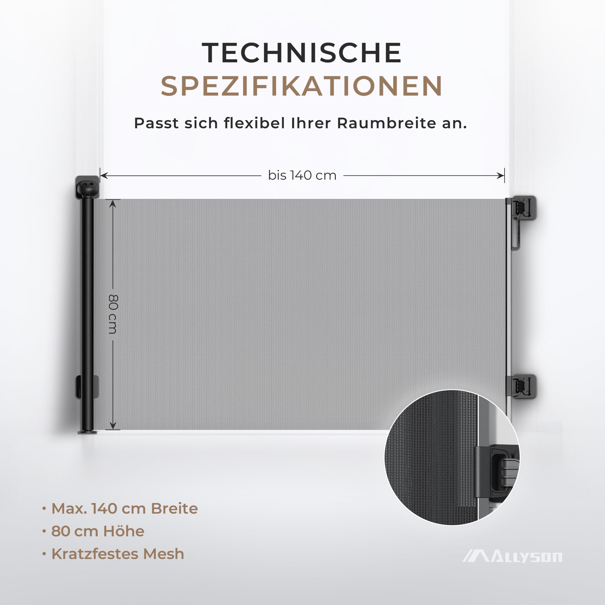 allyson-treppenschutzgitter-t-rschutzgitter-140-cm-schwarz image 6