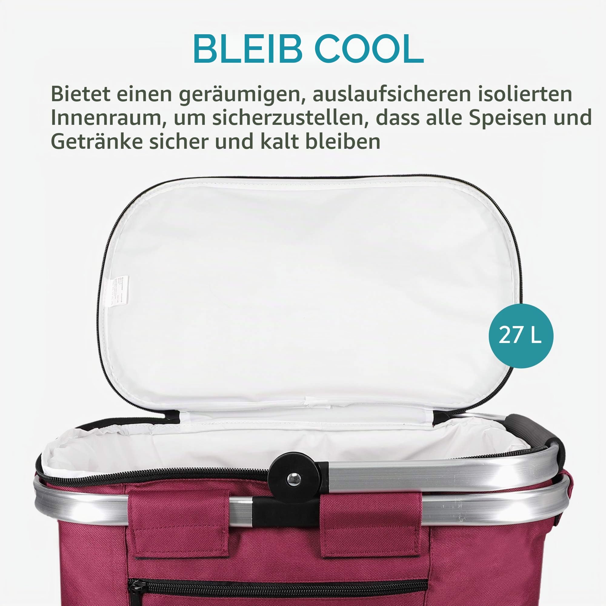 navaris-kitchen-thermo-einkaufskorb-27l-faltbar-rot-isoliert image 3