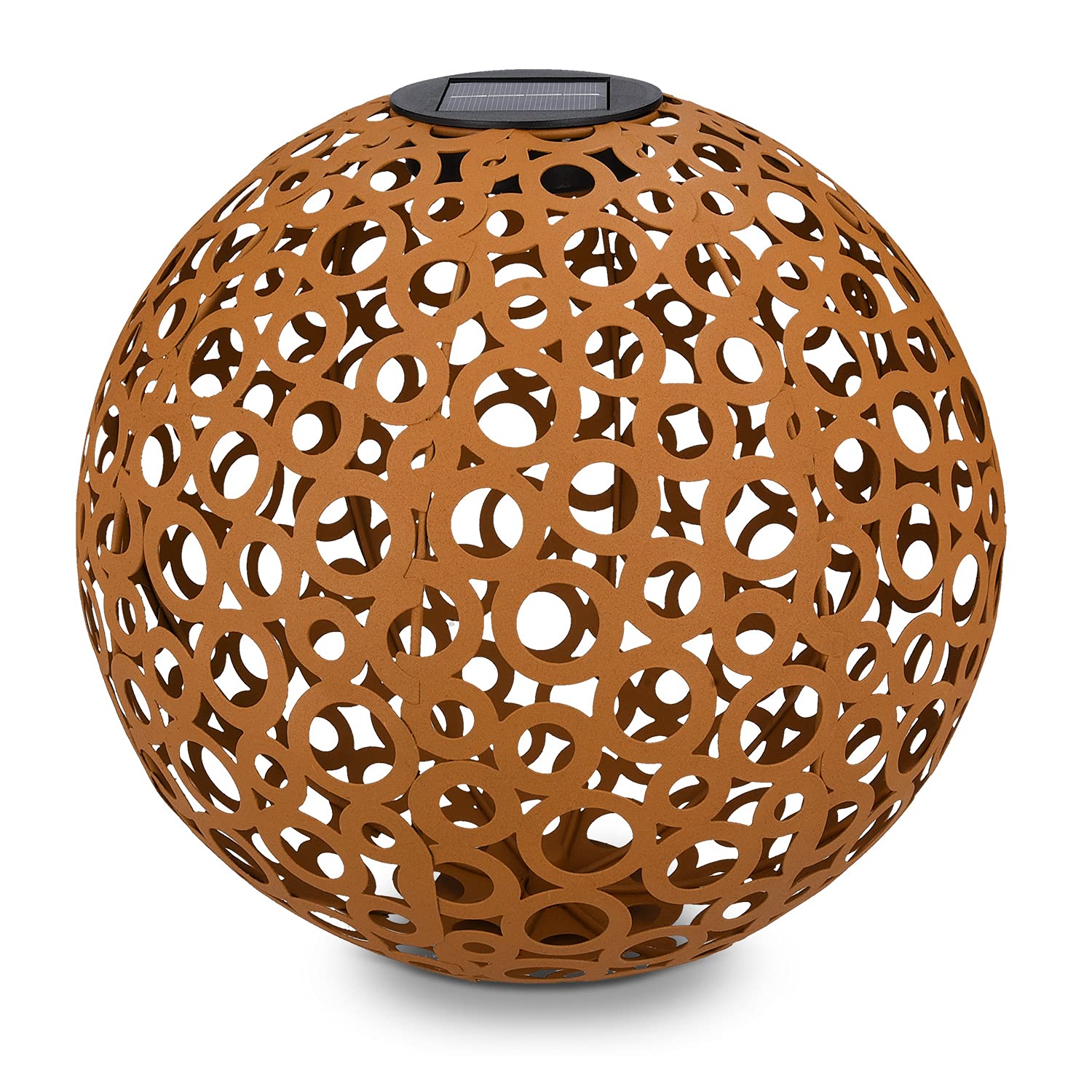 navaris-lighting-led-solar-kugel-metall-30cm-orientalisch image 8