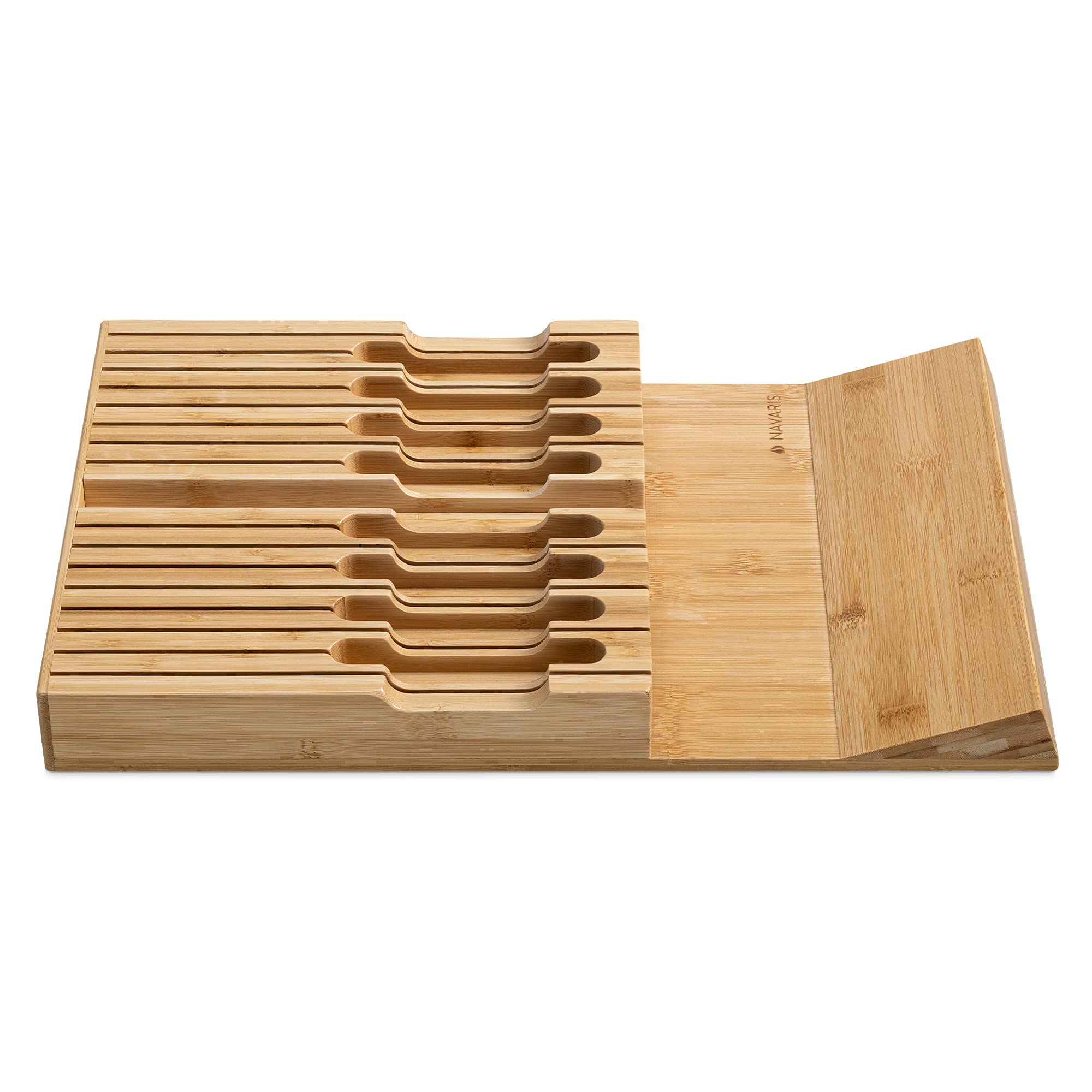 navaris-kitchen-messerblock-bambus-16-messer-natur image 7