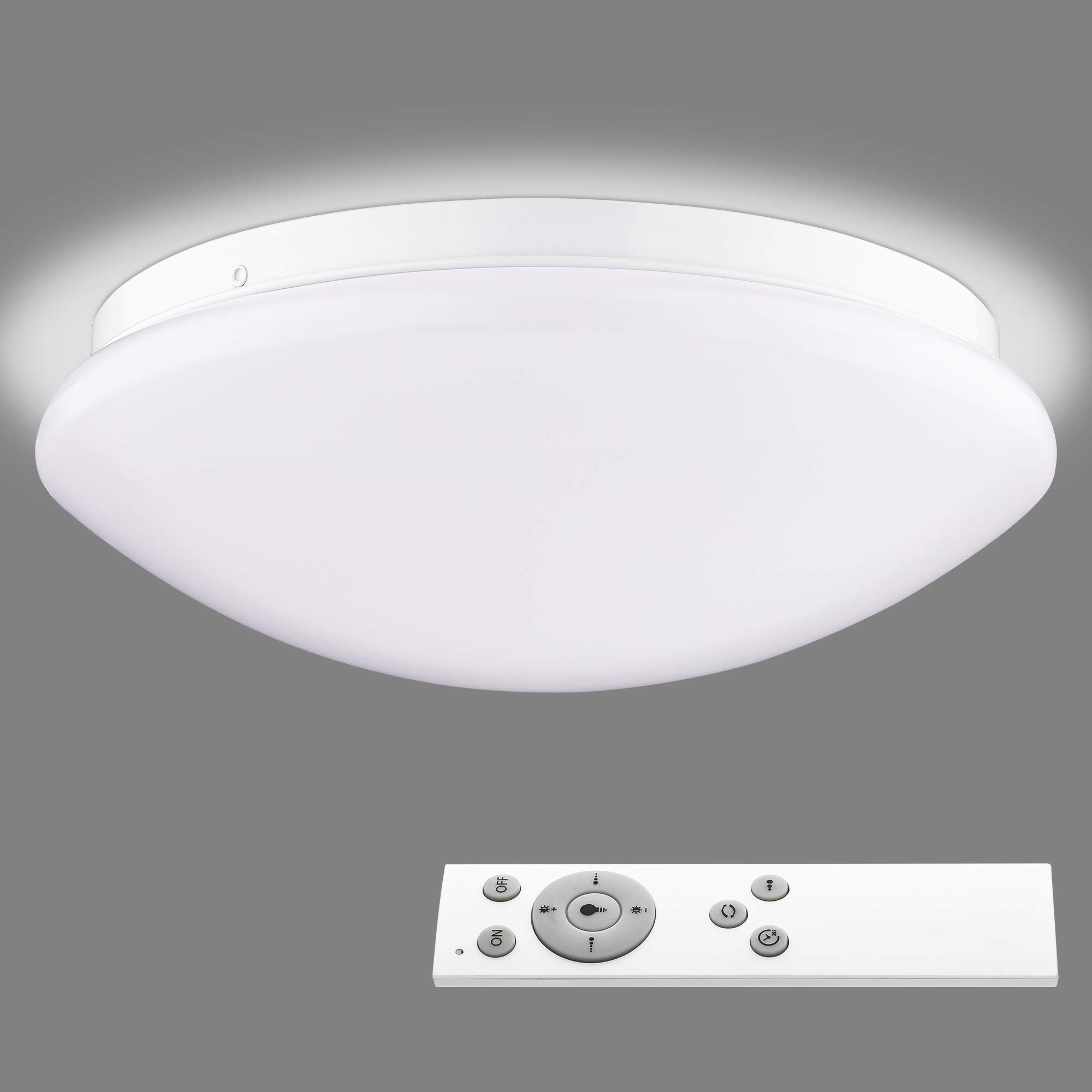 navaris-lighting-led-deckenleuchte-milchglas-12w-26-cm-dimmbar image 1