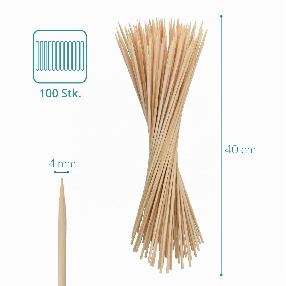 navaris-kitchen-grillspie-e-bambus-40cm-100er-set-extra-lang image 3