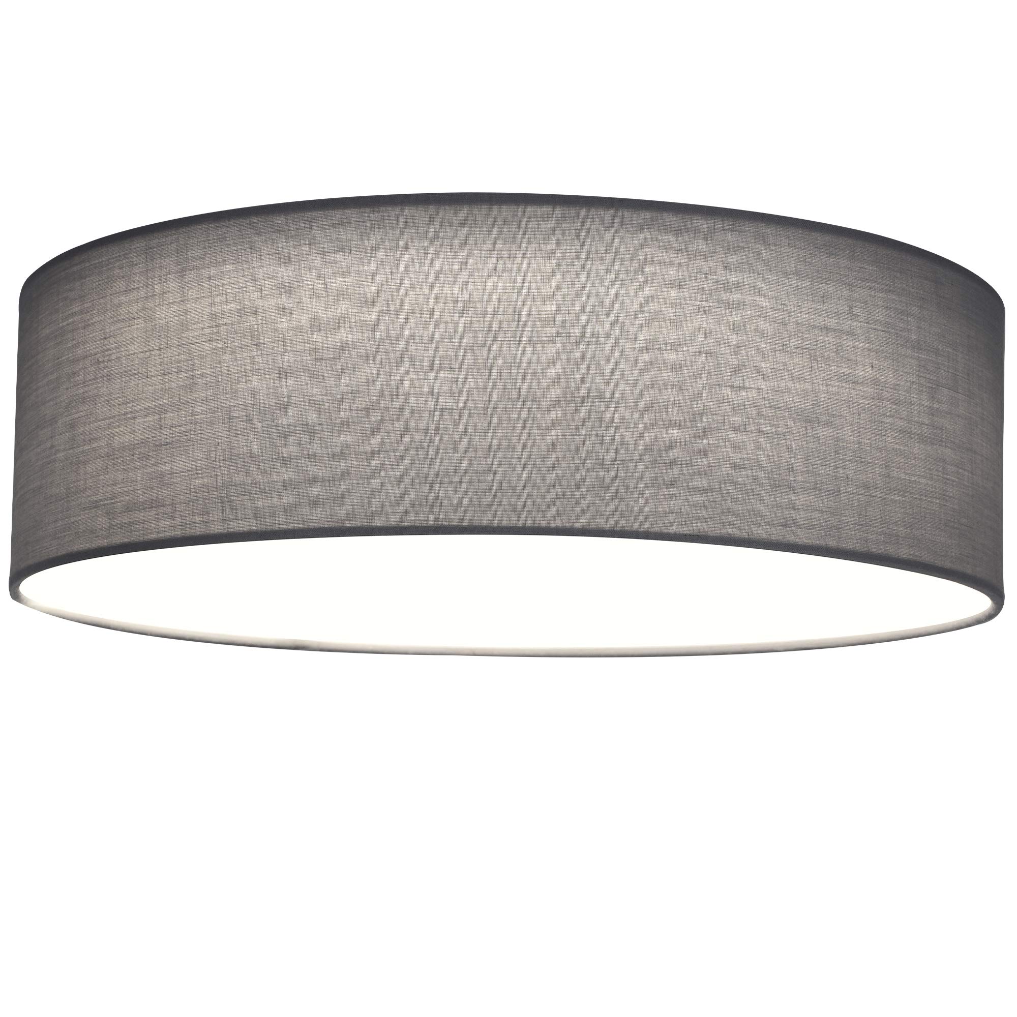 navaris-lighting-led-deckenleuchte-40cm-stoff-hellgrau-warmwei image 1