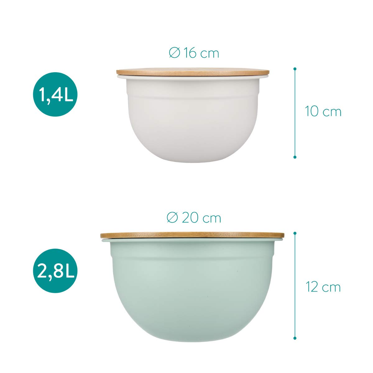 navaris-kitchen-sch-sselset-2er-mit-bambusdeckel-1-4l-2-8l-pastell image 6