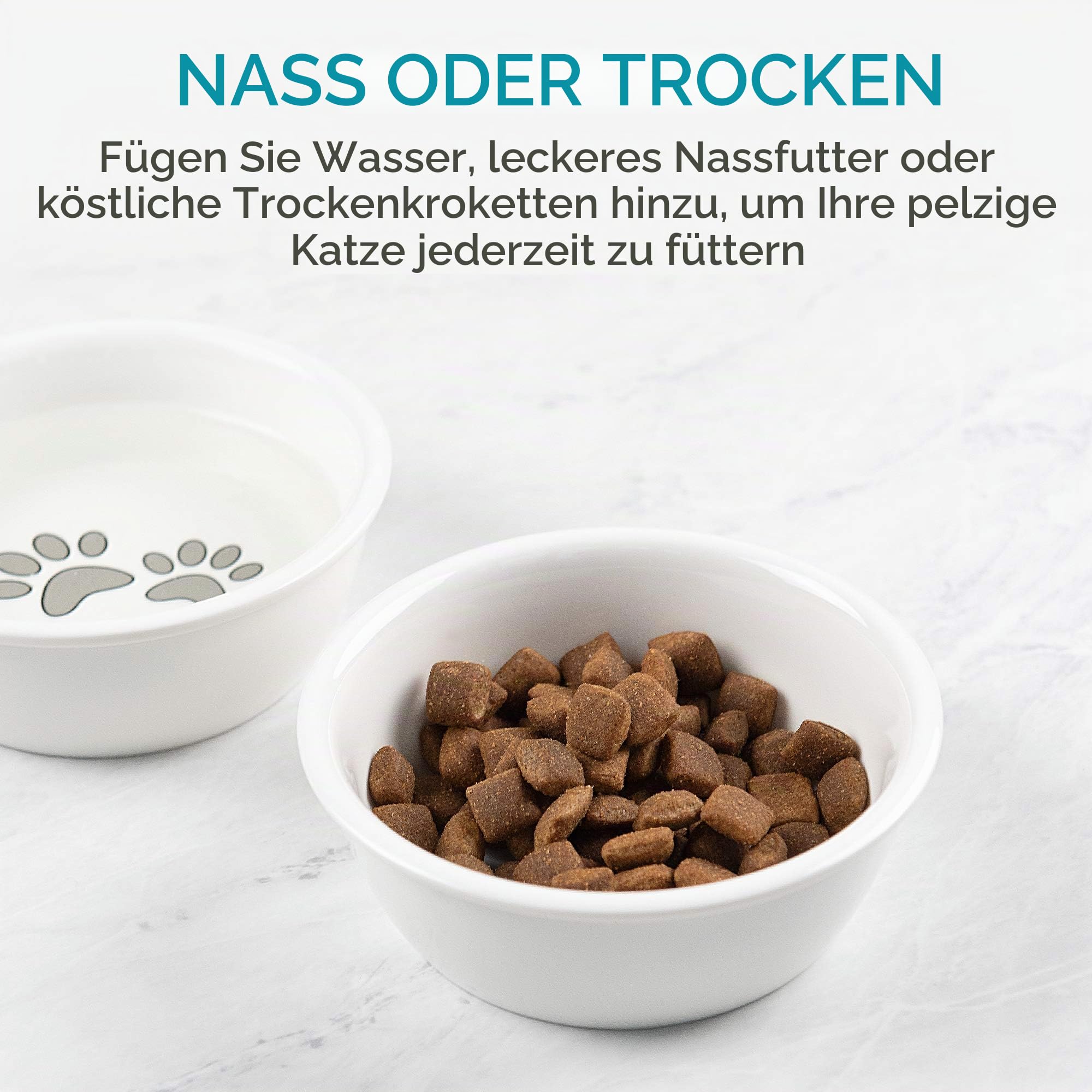 navaris-animals-futternapf-keramik-2er-set-pfoten-katzen-print image 6