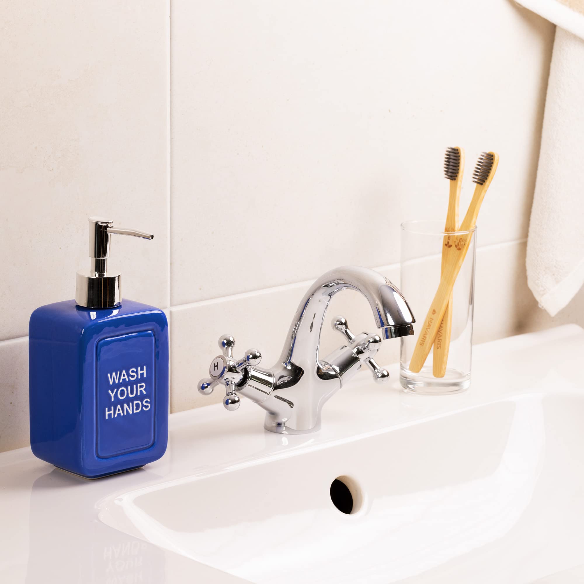 navaris-beauty-keramik-seifenspender-set-2-st-ck-blau-spender image 4