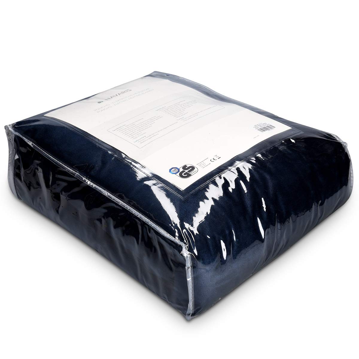 navaris-xxl-poncho-heizdecke-180x130-dunkelblau-wei-3-stufen image 7