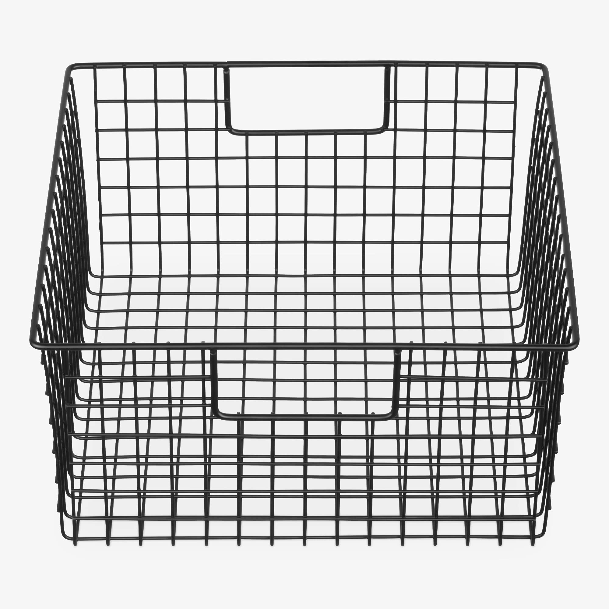 navaris-living-drahtkorb-metall-2er-set-schwarz-30-5-cm image 8