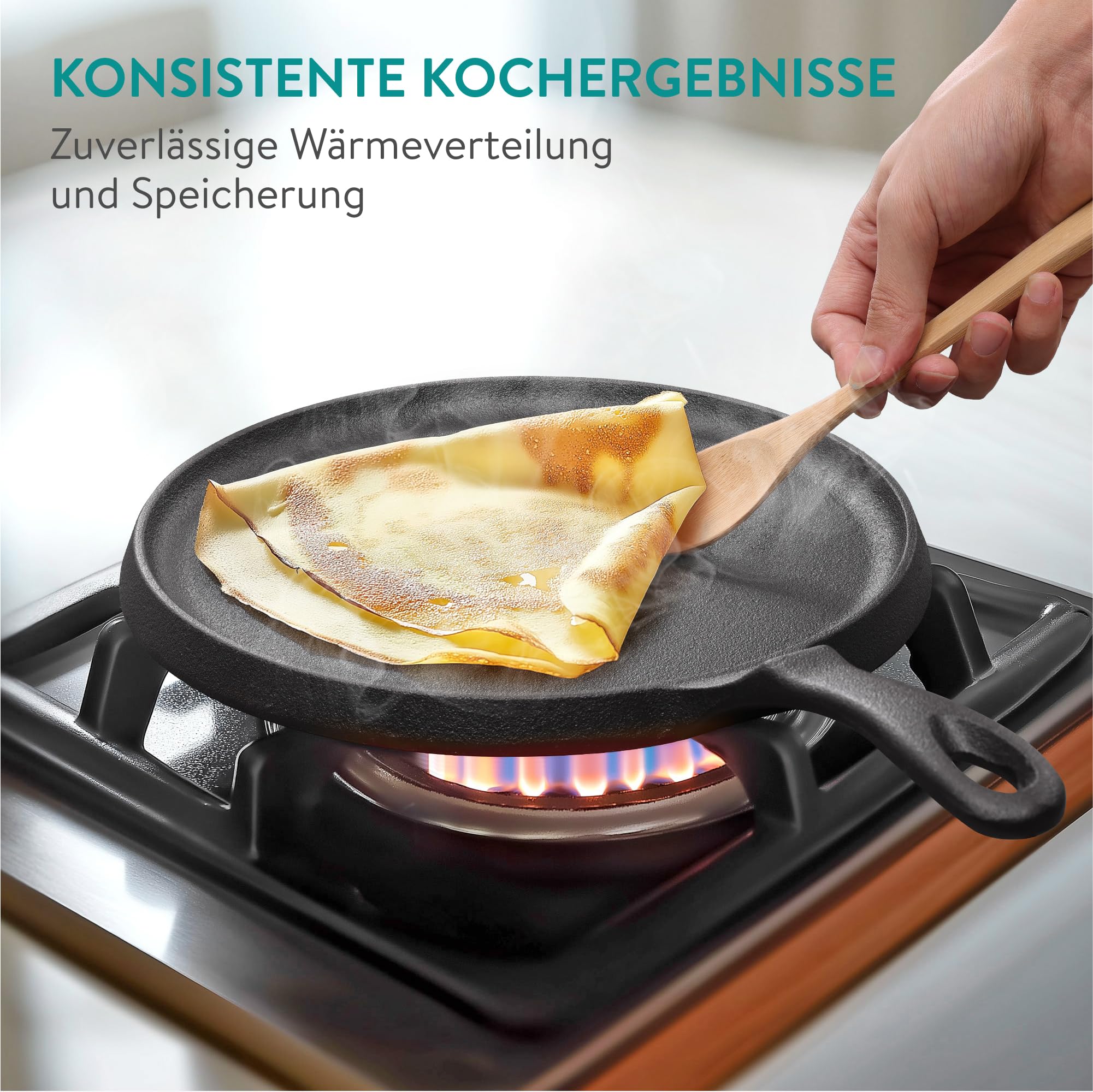navaris-kitchen-pfannkuchenpfanne-gusseisen-25cm-crepes image 2