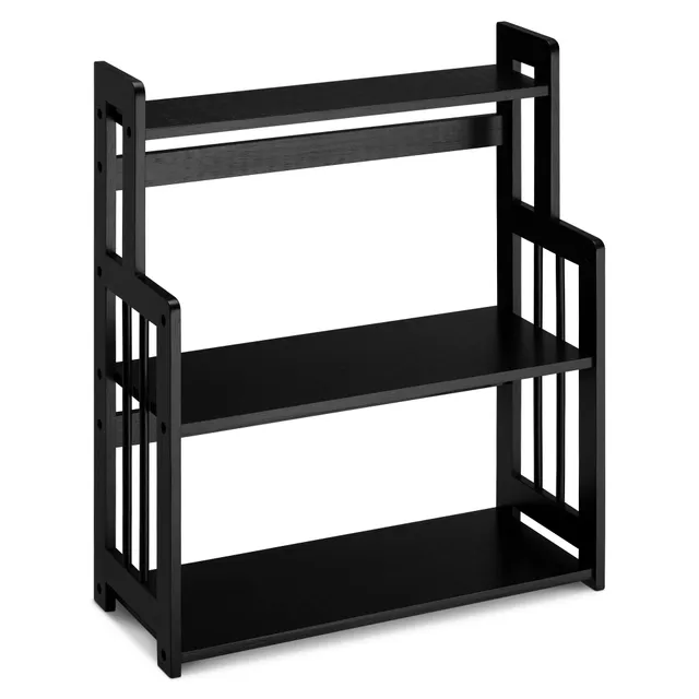 navaris-gew-rzregal-3-etagen-bambus-schwarz-k-chenregal image 1