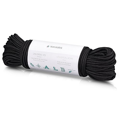 navaris-outdoor-survival-seil-4mm-30-5m-polyester-schwarz image 7