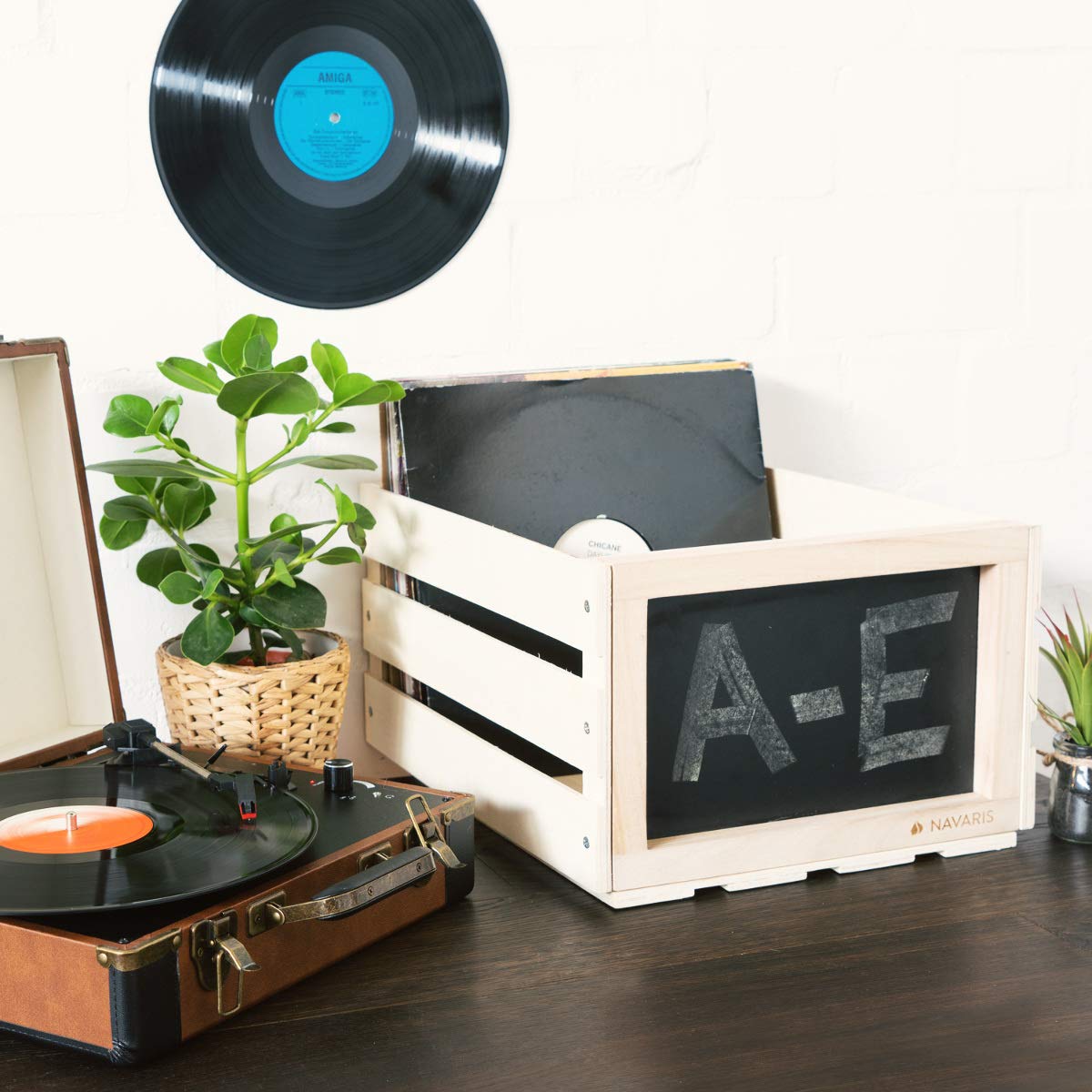 navaris-office-holz-schallplatten-kiste-hellbraun-66-lps image 2