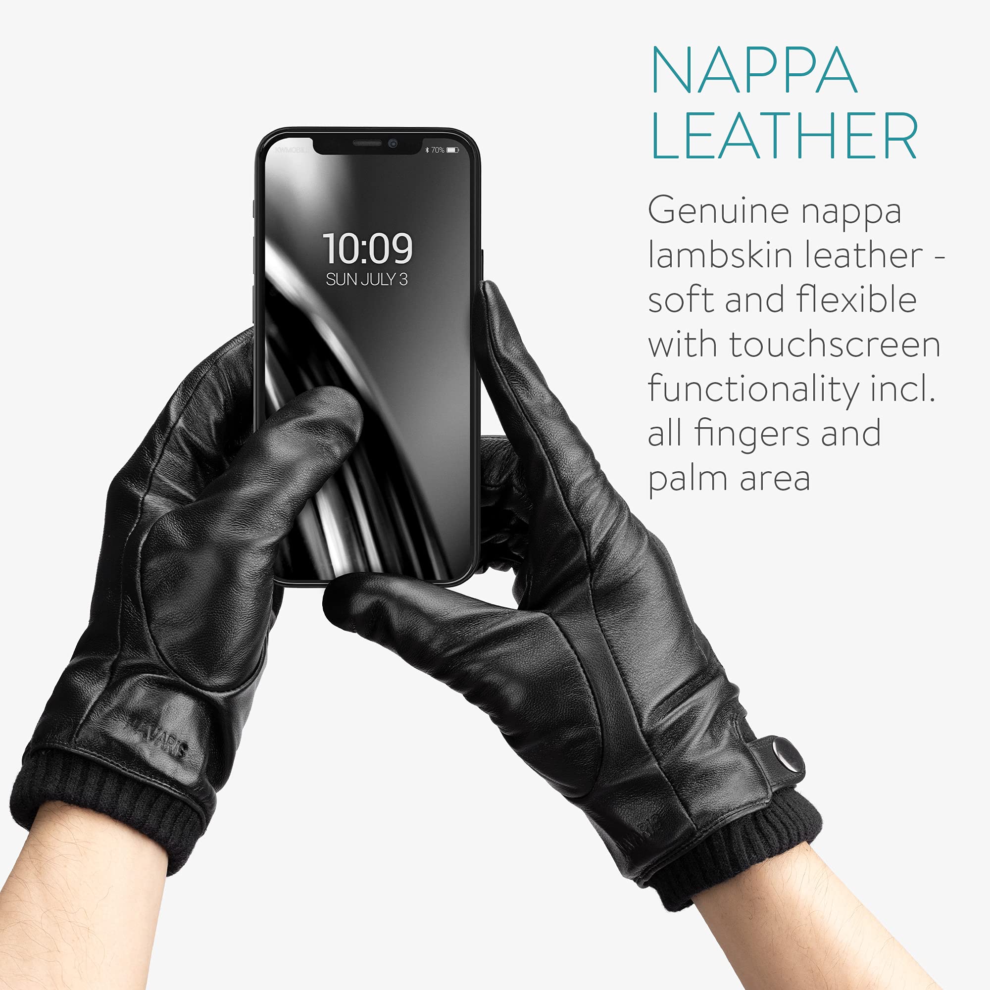 navaris-lederhandschuhe-herren-touchscreen-nappa image 3